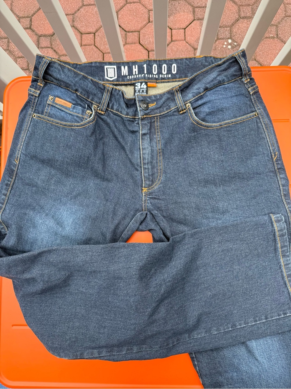 ICON Motorcycle Men’s Classic Fit Indigo Jeans
